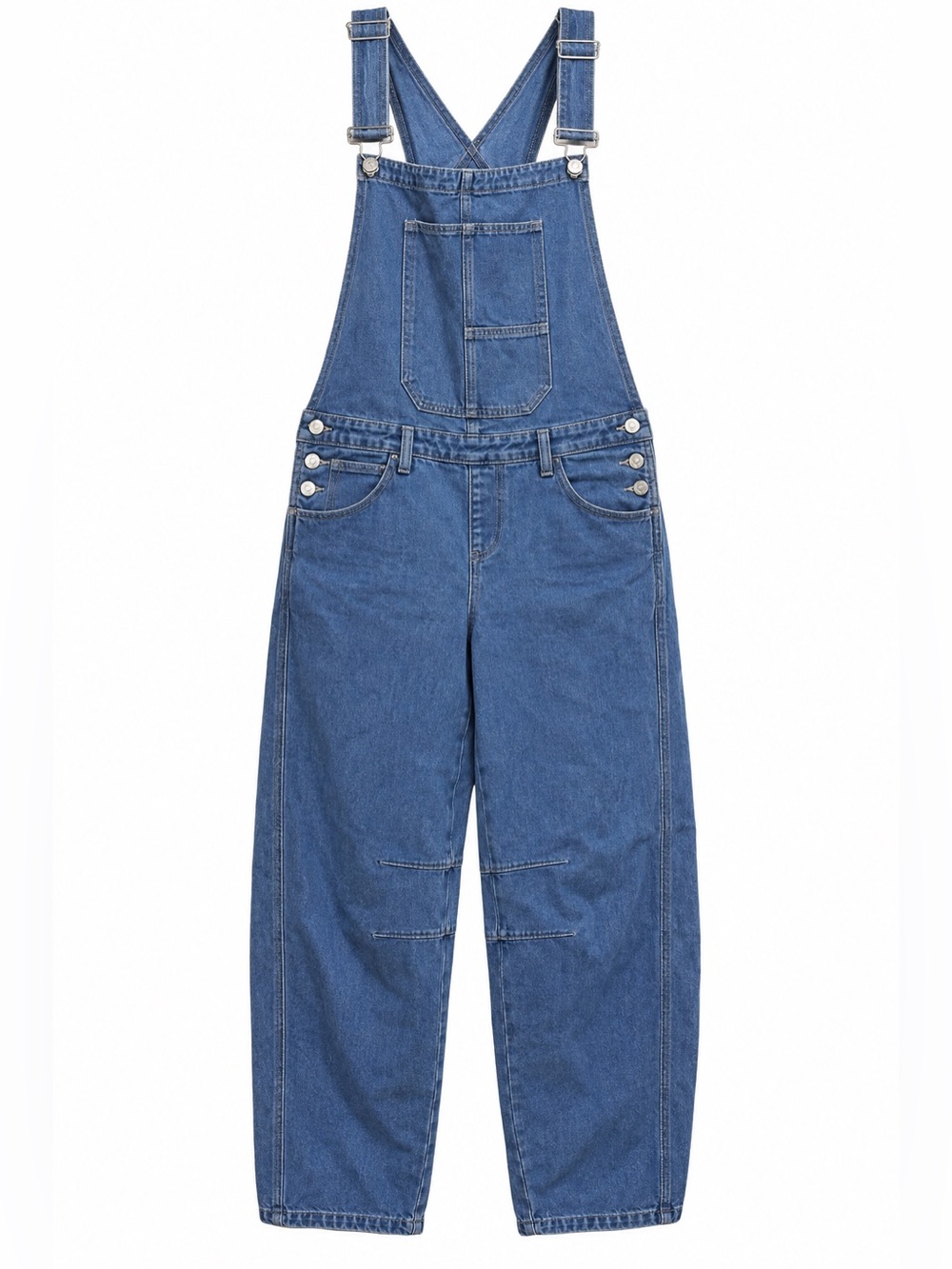 Refuge Women's Blue Denim Relaxed Fit Overalls Adjustable Straps NWOT